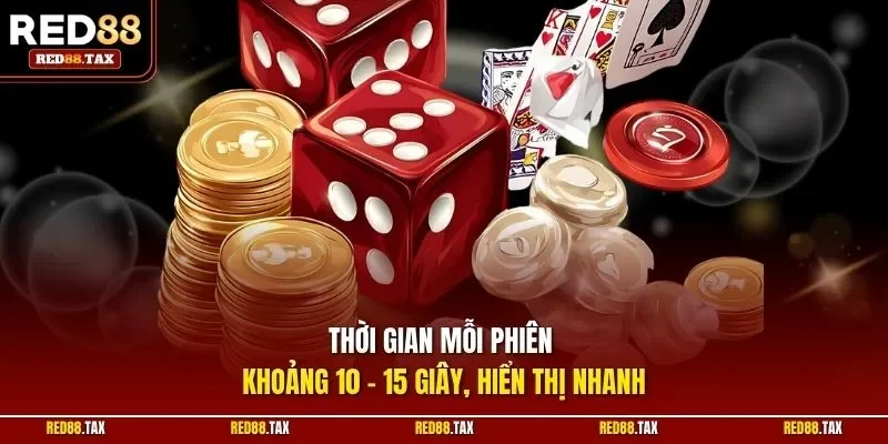 Thời gian mỗi phiên khoảng 10 - 15 giây, hiển thị nhanh