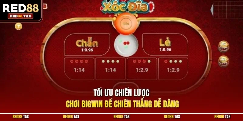 Tối ưu chiến lược chơi bigwin để chiến thắng dễ dàng